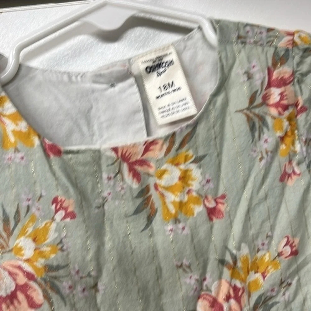 Oshkosh‎ floral cotton dress size 18 months